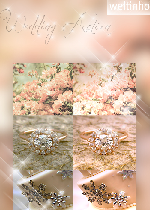 Action for Photoshop - Wedding Action for Photoshop - Wedding