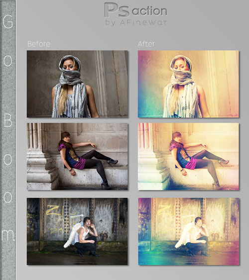 Go Boom Photoshop Actions Go Boom Photoshop Actions