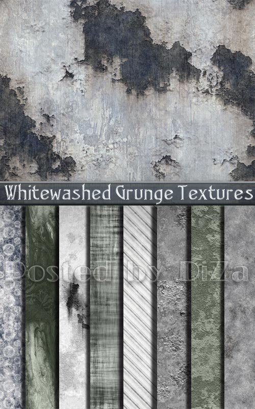 Whitewashed Grunge Textures Whitewashed Grunge Textures
