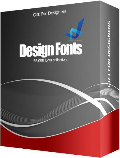 Gift For Designers - 65000 Design Fonts Collection