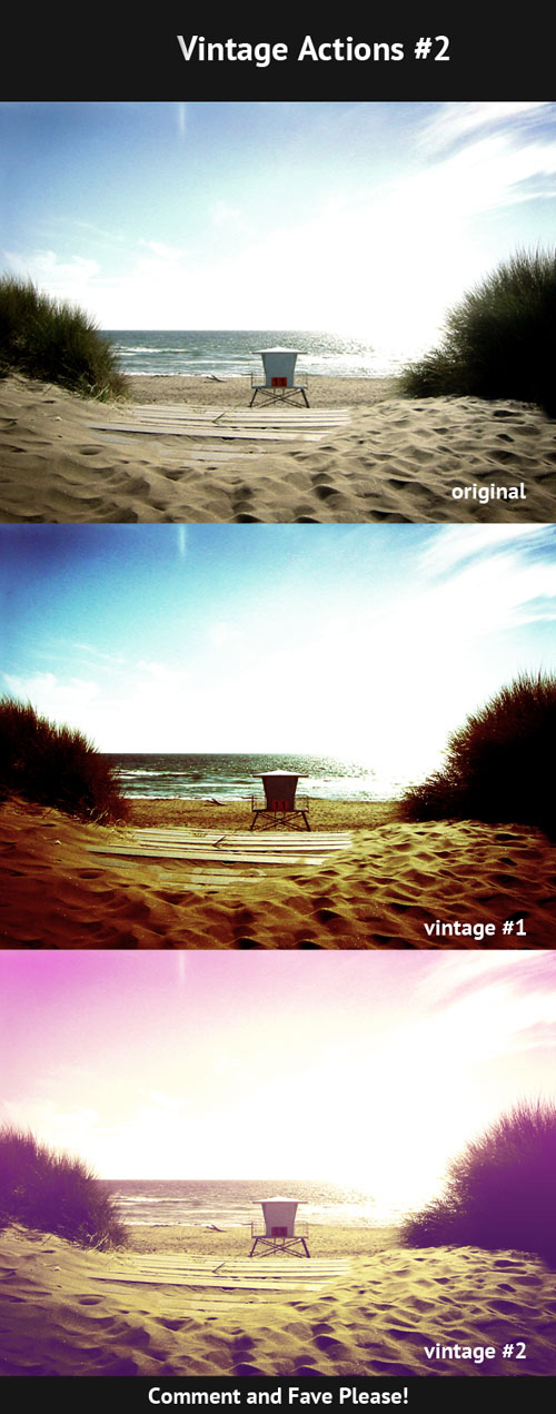 Vintage Actions for Photoshop #2 Vintage Actions for Photoshop #2