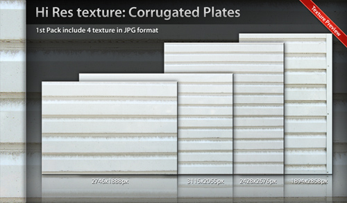 Texture Corrugated Plate Pack