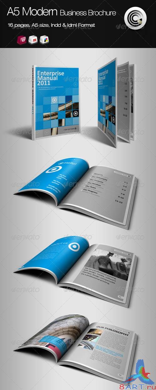 GraphicRiver A5 Vertical Modern Business Brochure