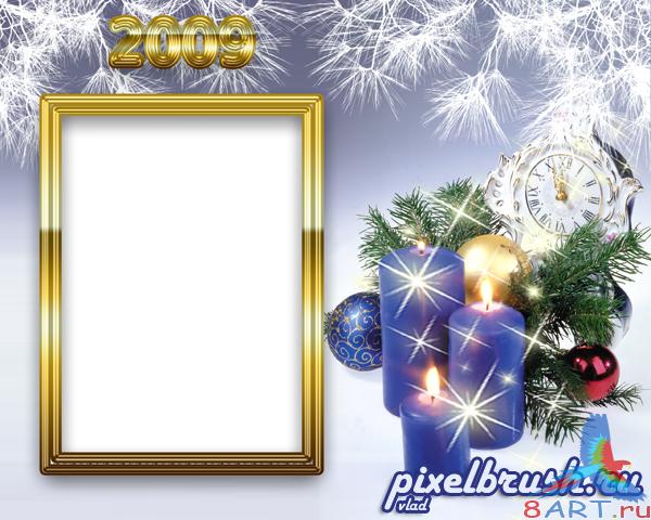 New Year Photo Frame (Part 4) -         Photoshop