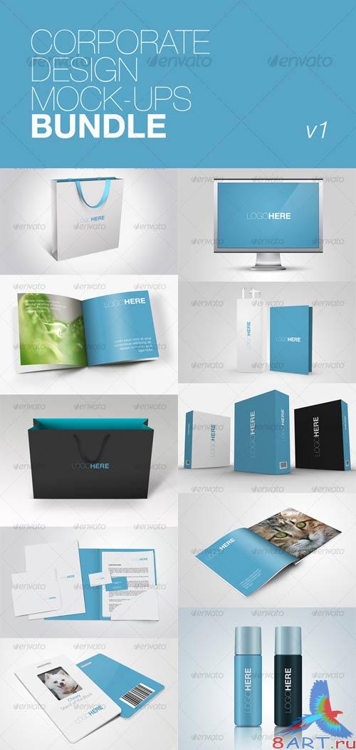 GraphicRiver Corporate Design Mock-ups Bundle v1