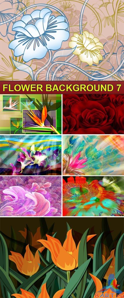 PSD Source - Flower background 7 PSD Source - Flower background 7