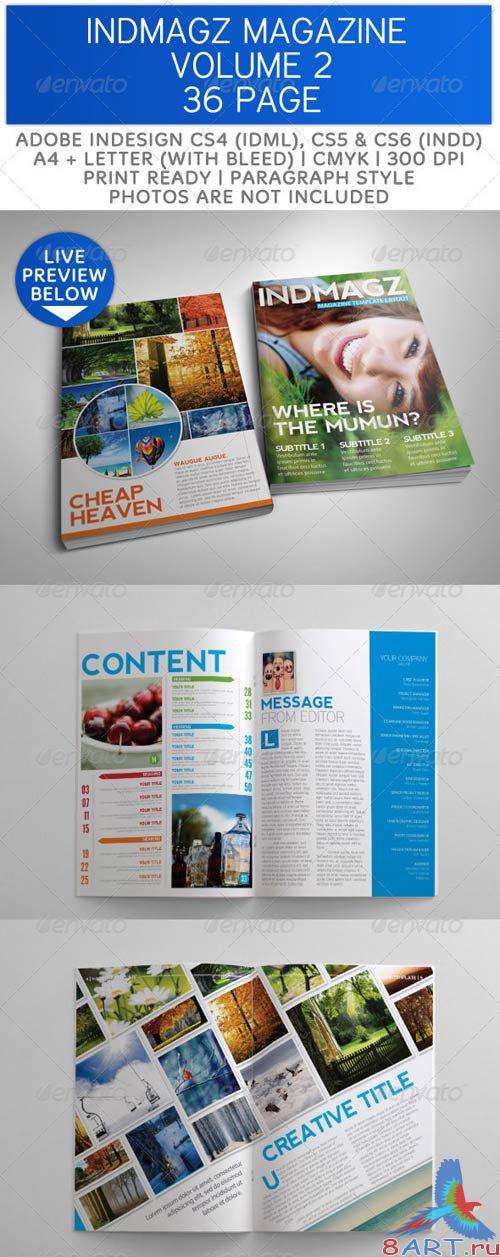 GraphicRiver 36 Pages Modern & Clean Magazine Templates Vol. 2