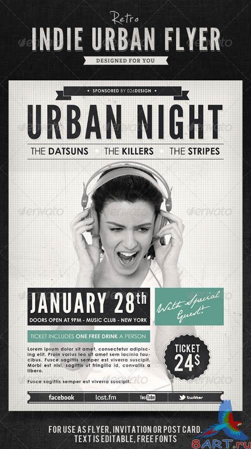 GraphicRiver Indie Retro Urban Flyer / Poster