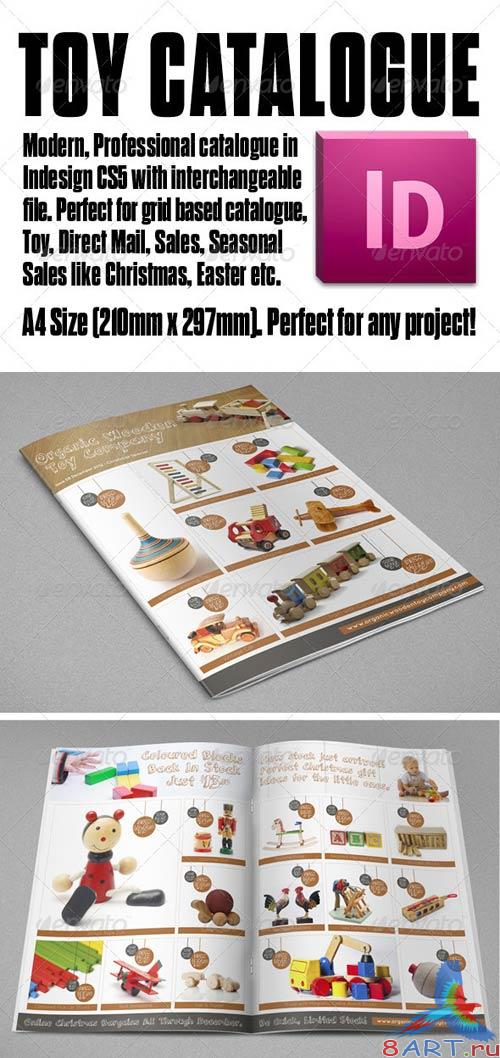 GraphicRiver Organic Product A4 Toy Catalogue 4 page