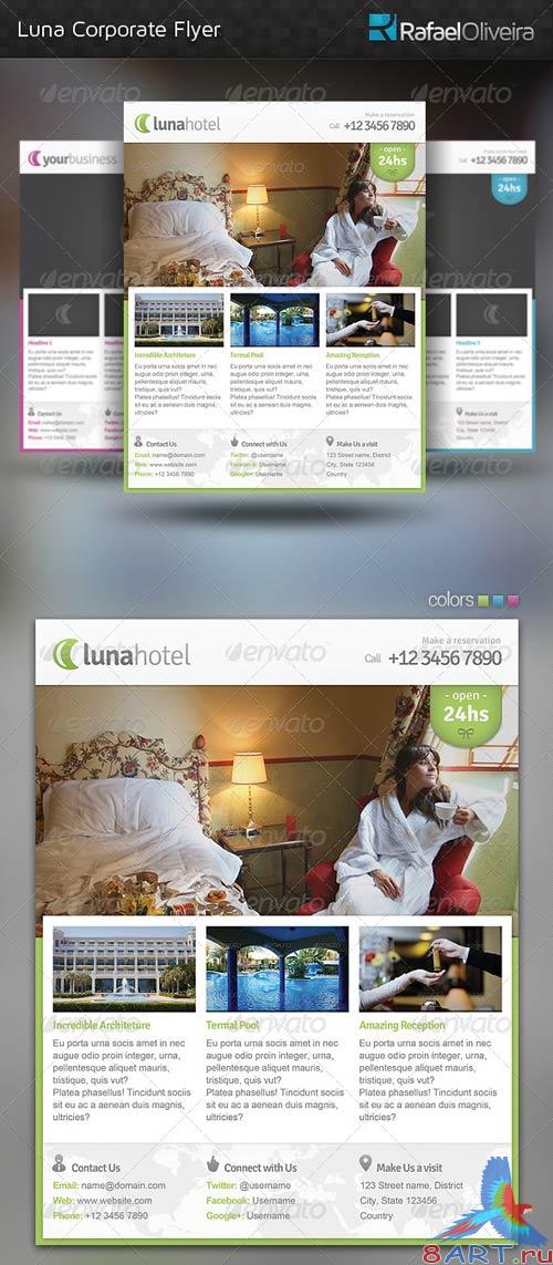 GraphicRiver Luna Corporate Flyer