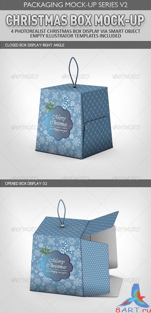 GraphicRiver Christmas Box Mock-Up