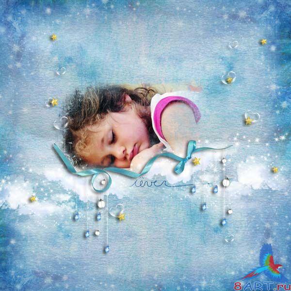 Скрап ассортимент - Dream in blue Скрап ассортимент - Dream in blue