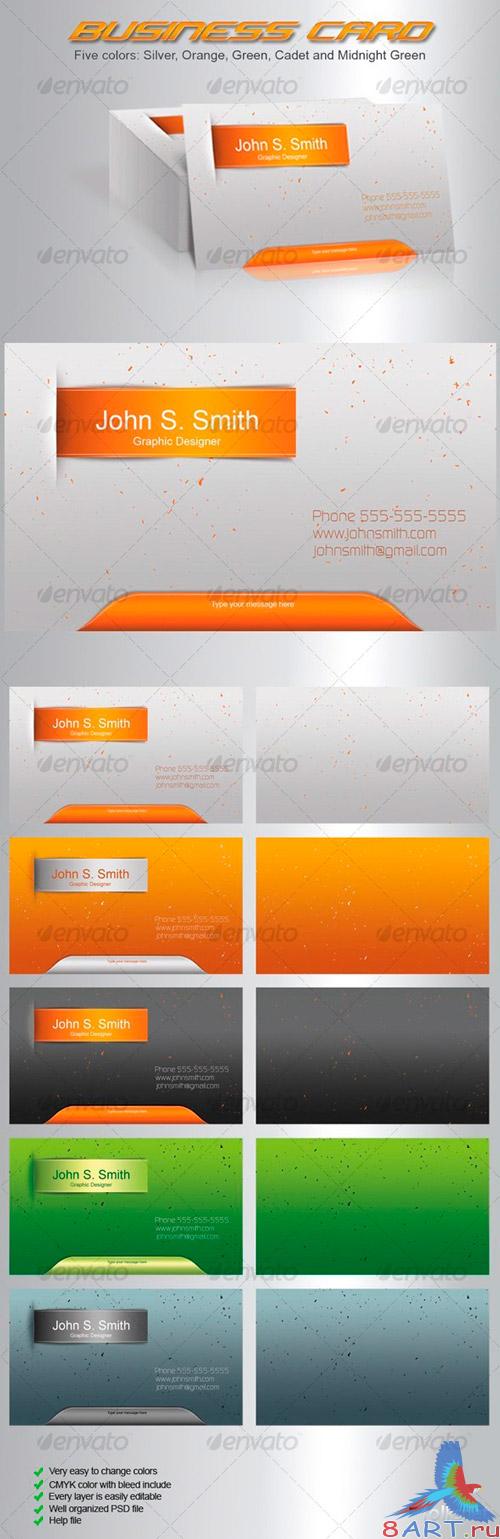 GraphicRiver - Debri Business Card GraphicRiver - Debri Business Card
