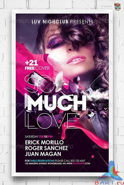 GraphicRiver So Much Love Flyer Template