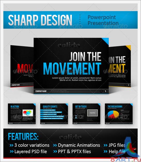 SharpDesign Powerpoint Template - GraphicRiver SharpDesign Powerpoint Template - GraphicRiver