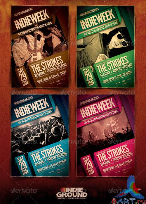 GraphicRiver Indie Flyer/Poster GraphicRiver Indie Flyer/Poster