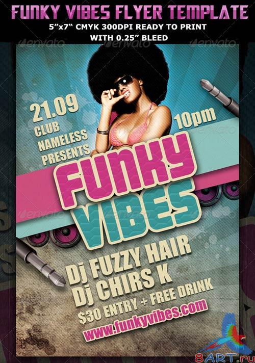 GraphicRiver Funky Vibes Party Club Flyer Template