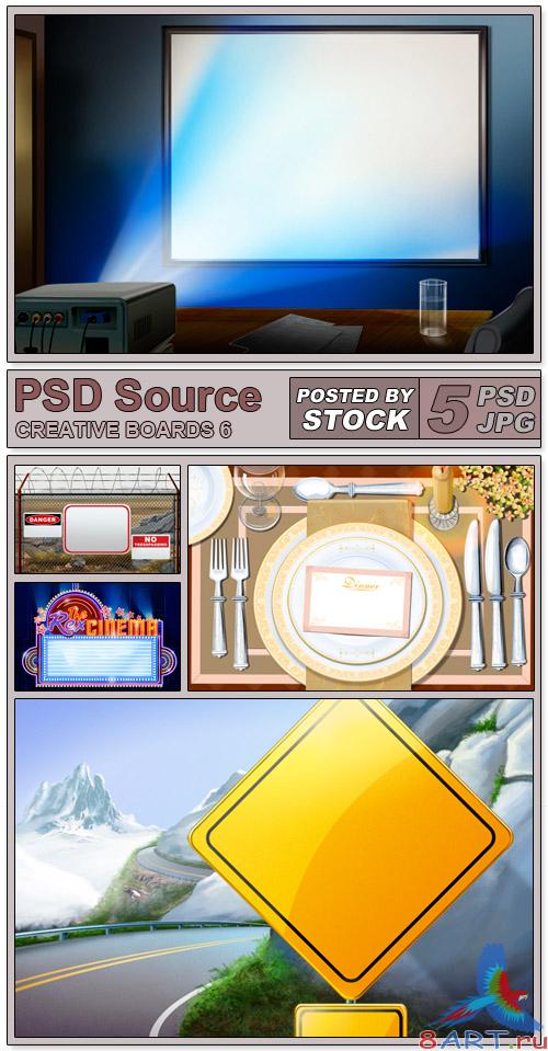 PSD Source - Creative boards 6 PSD Source - Creative boards 6