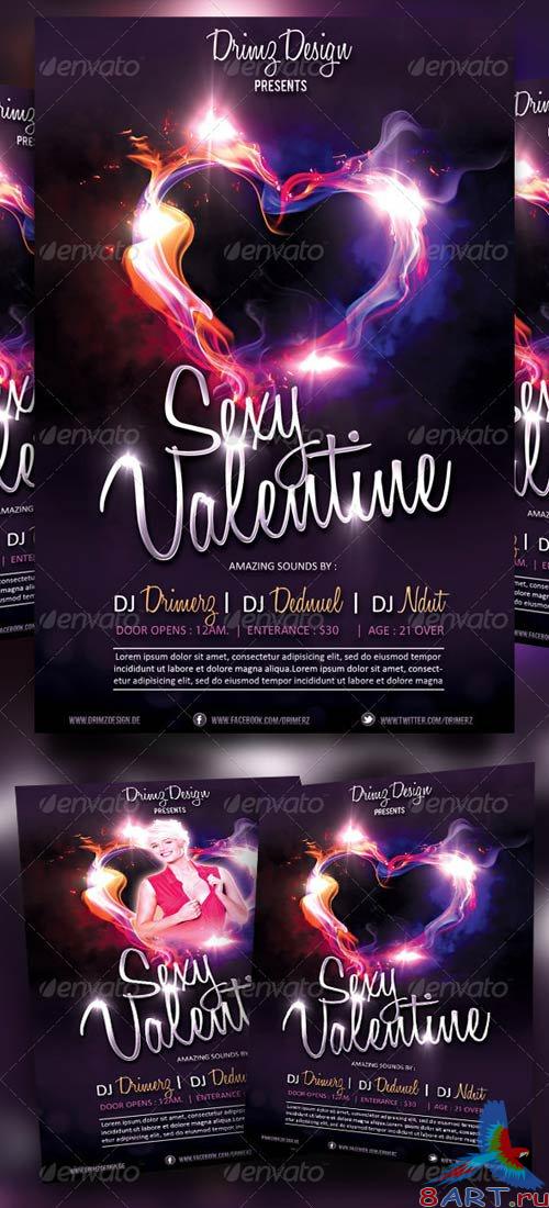 GraphicRiver Sexy Valentine Flyer