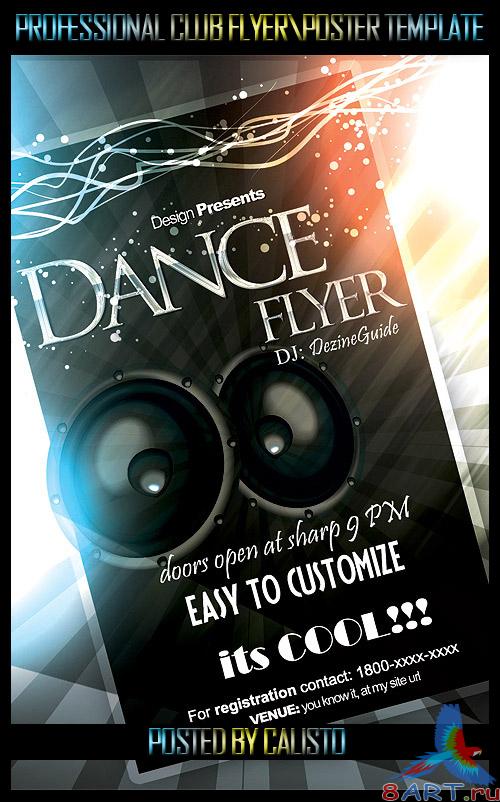 Dance Flyer/Poster Template Dance Flyer/Poster Template