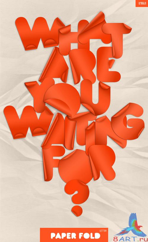 GraphicRiver Paper Fold - Letter - Custom Shape GraphicRiver Paper Fold - Letter - Custom Shape