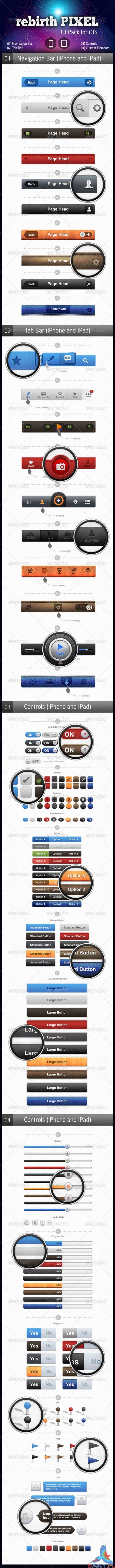 GraphicRiver - UI Pack for iOS by rebirthPIXEL 2577167