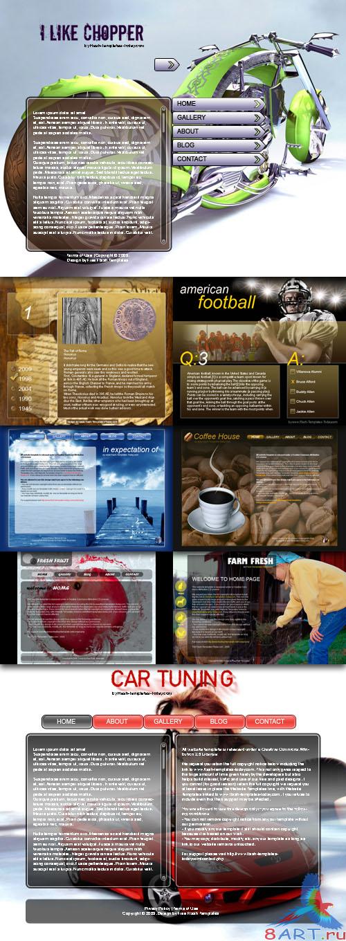 Free Flash Templates + PSD Files Free Flash Templates + PSD Files