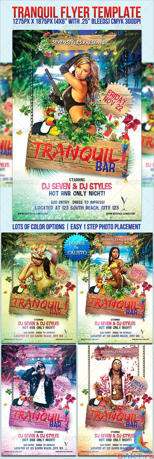 GraphicRiver - Tranquil Flyer Template GraphicRiver - Tranquil Flyer Template