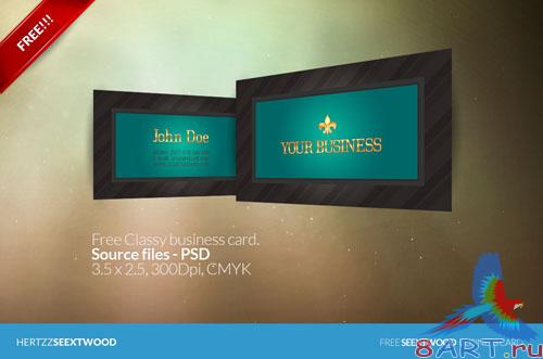 Classy Business Card Tempate Classy Business Card Tempate