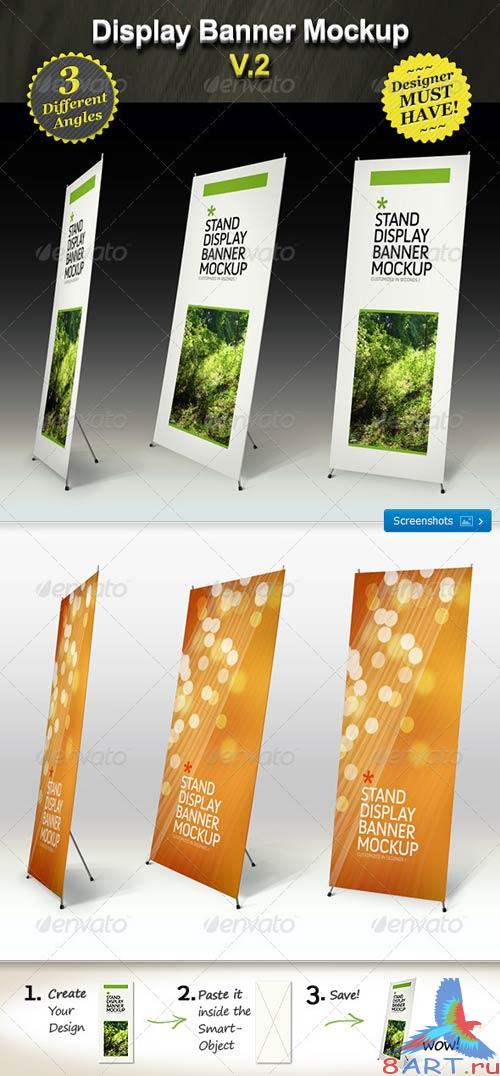 GraphicRiver Stand Display Mockup - Roll-up Smart Template