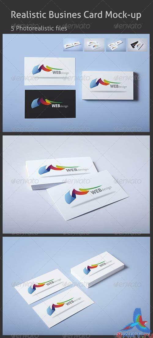 GraphicRiver Realistic Business Card Mock-up