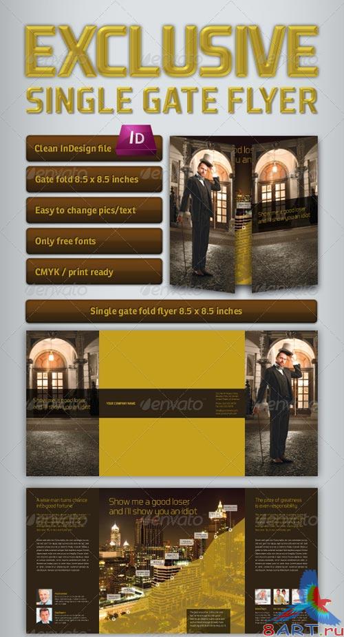 GraphicRiver Exclusive Single Gate Fold Flyer