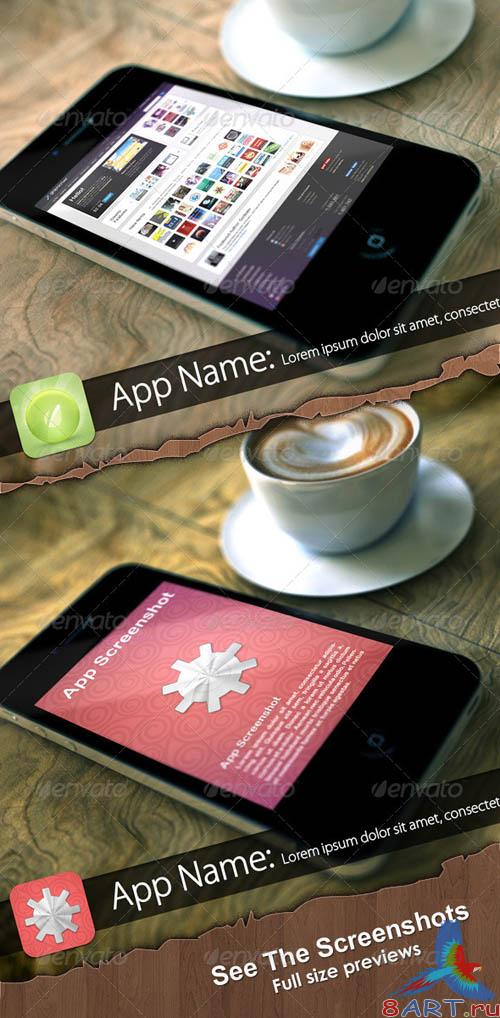 GraphicRiver myPhone Showcase Mock-up GraphicRiver myPhone Showcase Mock-up