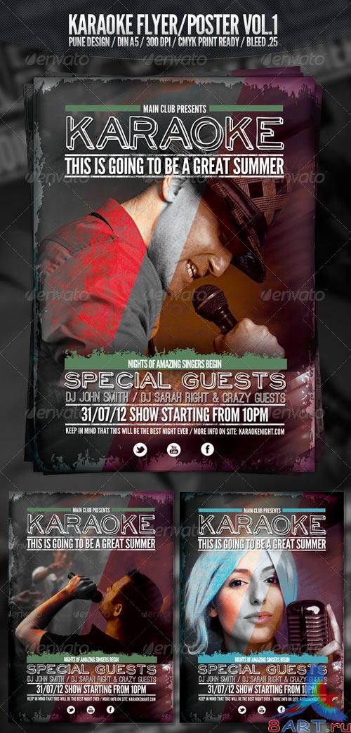 GraphicRiver Karaoke Club Flyer Vol.1