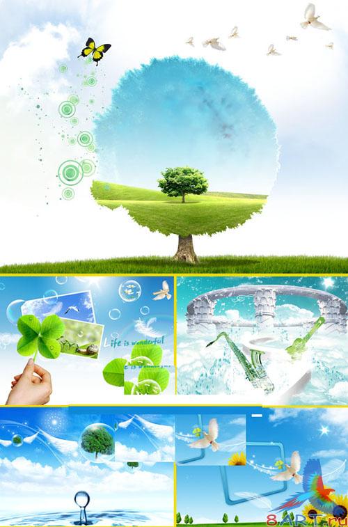 PSD templates - Heart-Spring