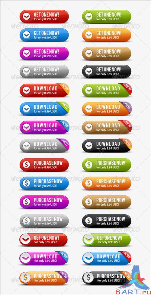 GraphicRiver - Premium Buttons GraphicRiver - Premium Buttons