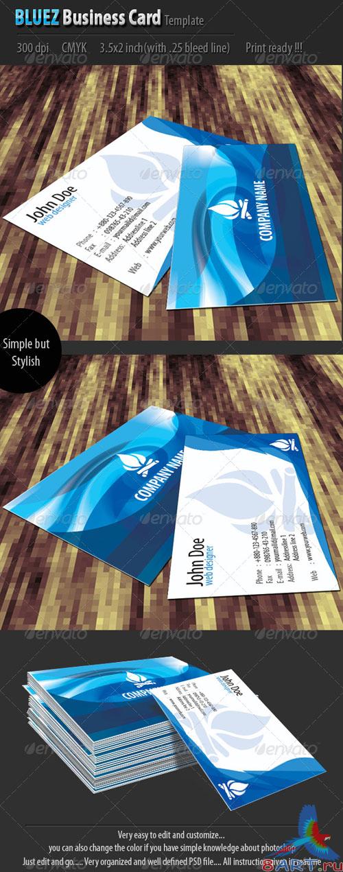 Bluez Business Card Template - GraphicRiver Bluez Business Card Template - GraphicRiver
