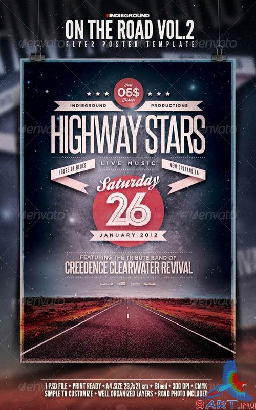 GraphicRiver On The Road Flyer/Poster Vol. 2