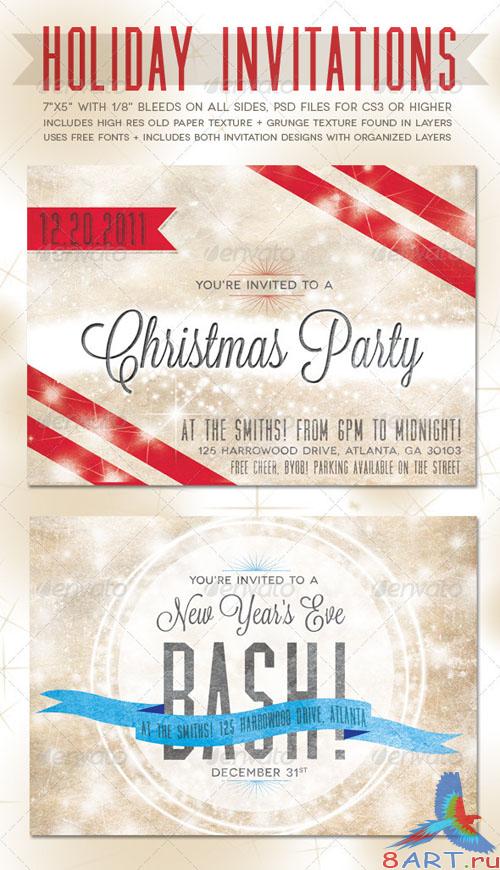 GraphicRiver - Holiday Invitations 977791