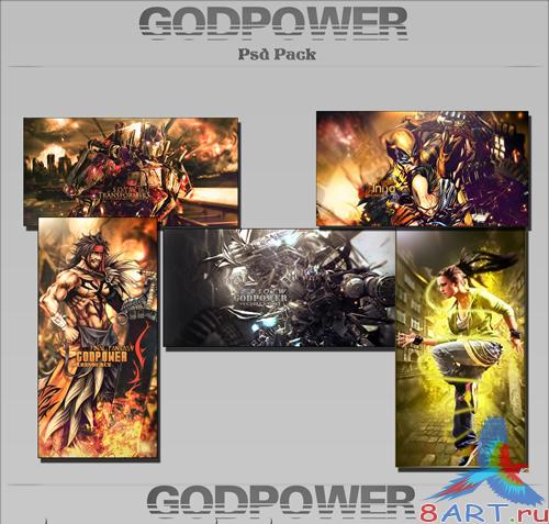PSD  - .   GFX-GodPower