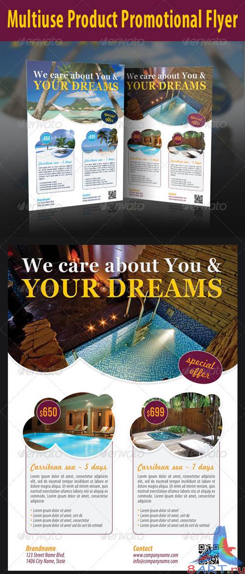 GraphicRiver Multiuse Product Promotional Flyer