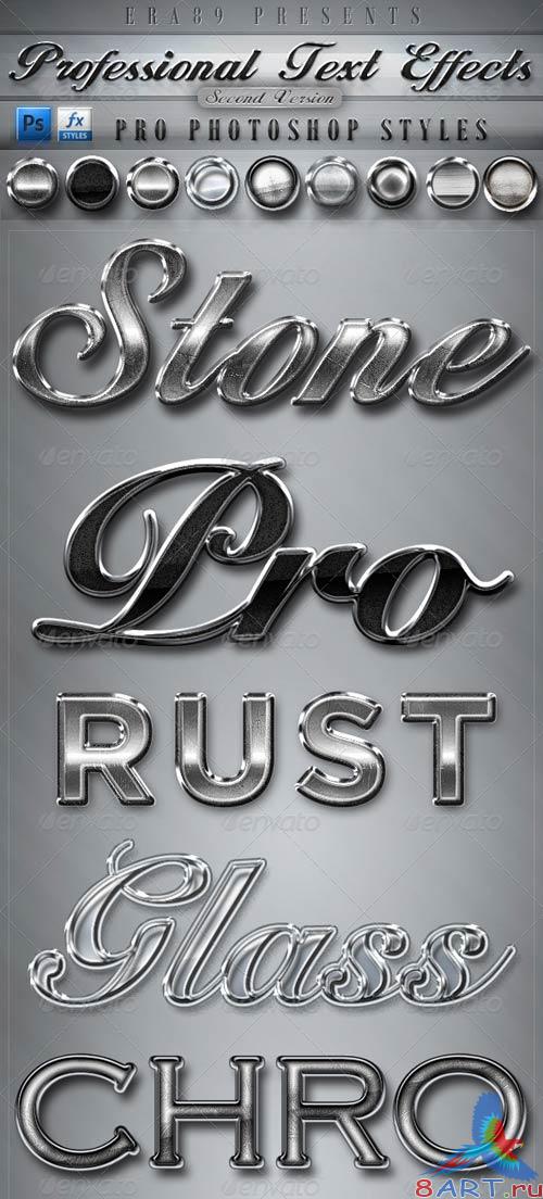 GraphicRiver Pro Text Effects V2 - PS Styles