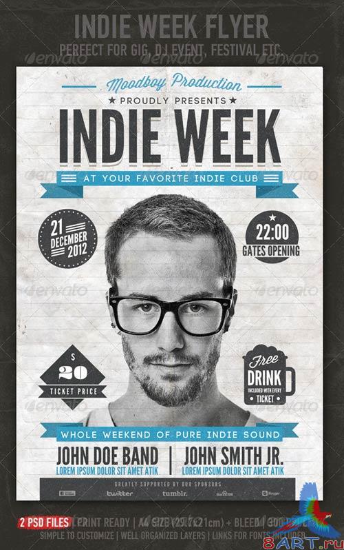 GraphicRiver Indie Week Flyer/Poster