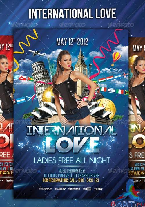 GraphicRiver International Love - Flyer Template