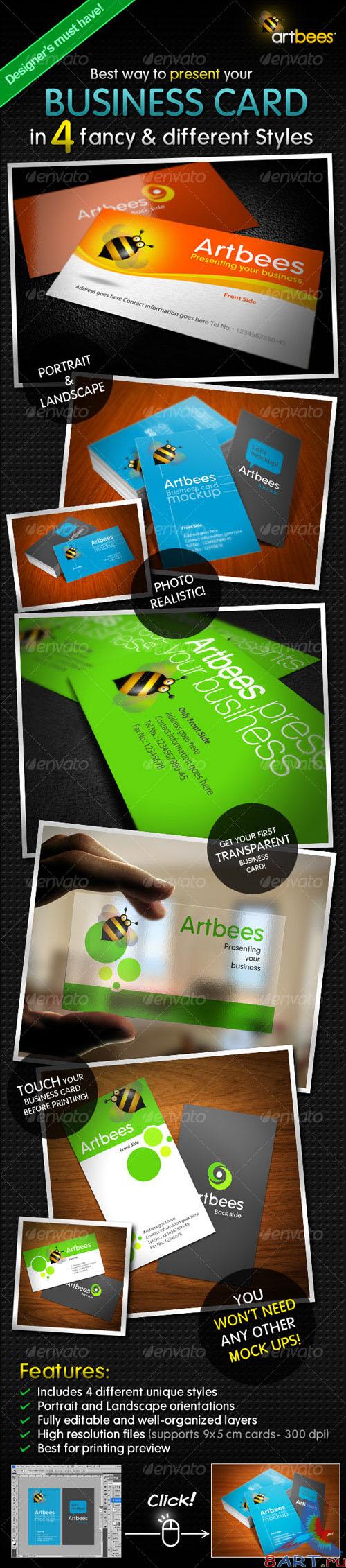 GraphicRiver - Great Business Card Mock-up Pack - 4 Styles GraphicRiver - Great Business Card Mock-up Pack - 4 Styles