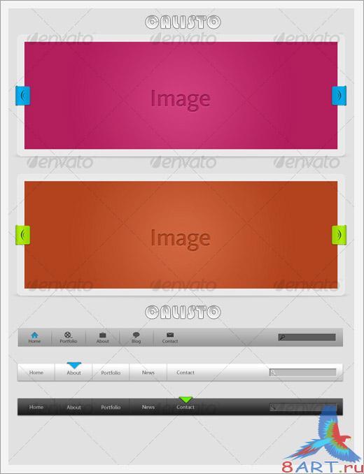 Minimalist Web 2.0 Elements Pack - GraphicRiver Minimalist Web 2.0 Elements Pack - GraphicRiver