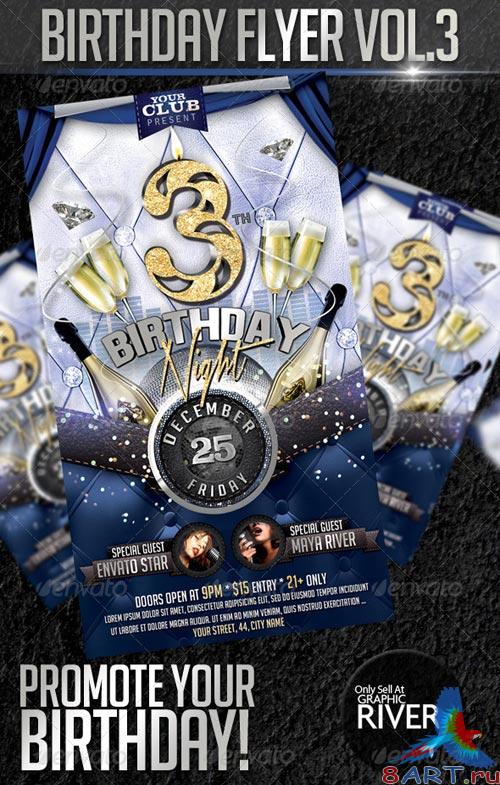 GraphicRiver Birthday Flyer Template Vol3