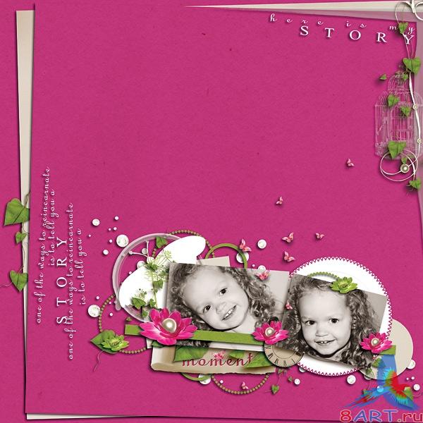 Скрап-набор Pink spring Скрап-набор Pink spring