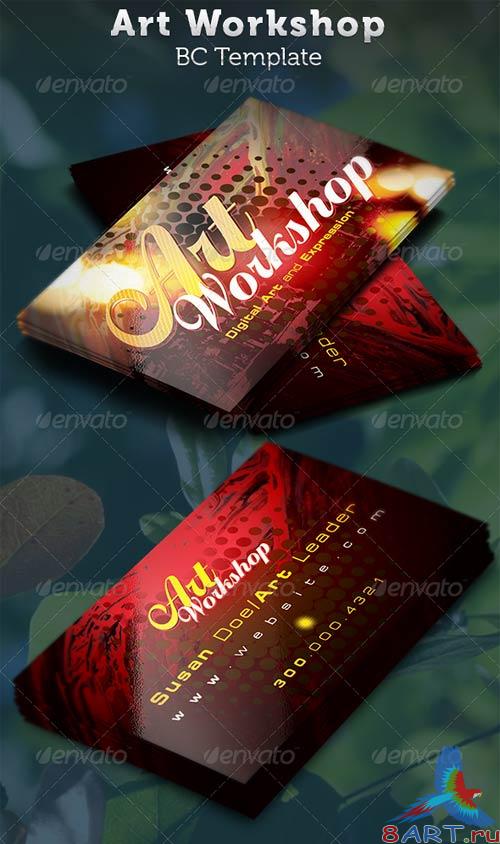 GraphicRiver Art Workshop Business Card Template