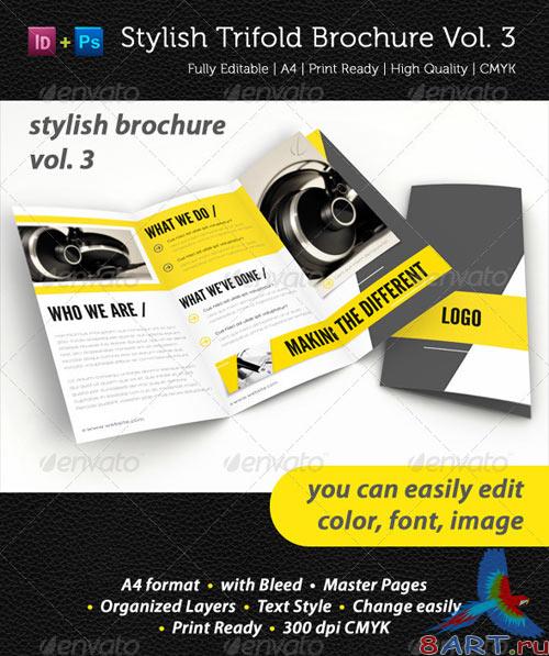 GraphicRiver Stylish Trifold Brochure Vol. 3 GraphicRiver Stylish Trifold Brochure Vol. 3